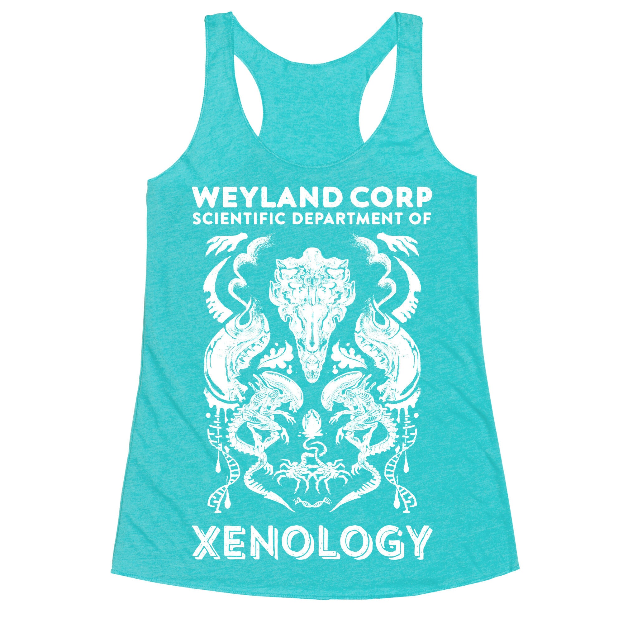 Weyland Corp Scientific Department Of Xenology Racerback Tank